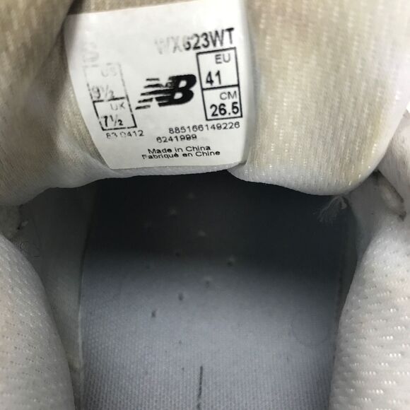 NEW BALANCE White 623 US 9.5 ATHLETIC Sneakers Women Training Walking Shoes - Picture 5 of 6